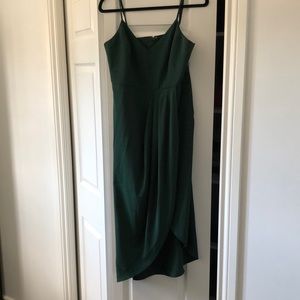 Dark Green Dress